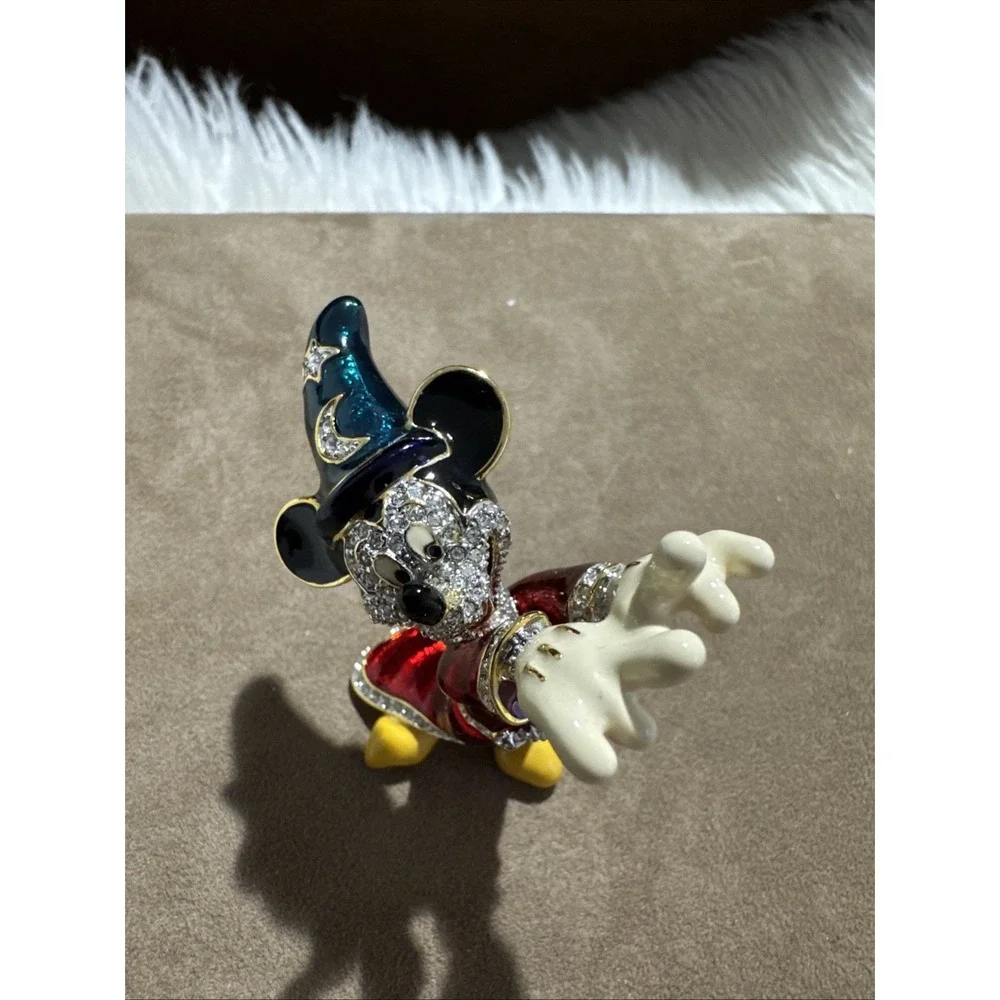 Disney Arribas Brothers Swarovski® Crystal Sorcerer Mickey Jeweled Sm Figurine